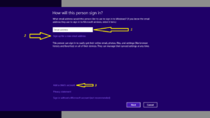 add new user account in windows- steps