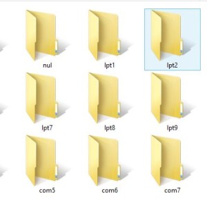 Folder With Any Name (CON, PRN, NUL, LPT1, LPT2, LPT3, LPT4, LPT5, LPT6, LPT7, LPT8, LPT9, COM1, COM2, COM3, COM5, COM6, COM7, COM8, COM9)